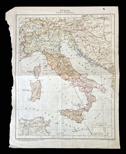 Cartina dell italia - cartina, dell'italia