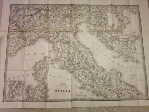 Cartina italia 1854 - cartina,