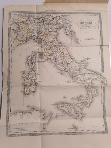 Cartina italia dal - dal, 1270