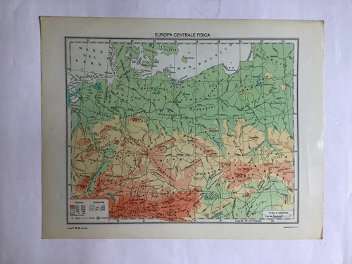 Cartina vintage europa - cartina,