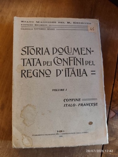 Storia documentata dei confini - documentata,